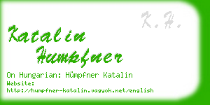 katalin humpfner business card