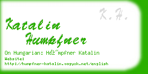 katalin humpfner business card